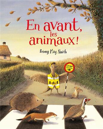 Couverture du livre « En avant, les animaux ! » de Briony May Smith aux éditions Gallimard-jeunesse