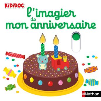 Couverture du livre « L'imagier de mon anniversaire » de Nathalie Choux aux éditions Nathan