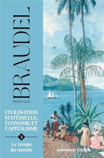 Couverture du livre « Civilisation matérielle, économie et capitalisme Tome 3 : le temps du monde » de Fernand Braudel aux éditions Armand Colin