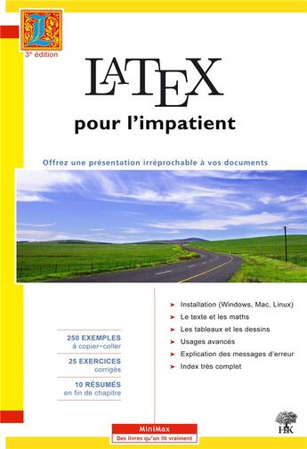 Couverture du livre « Latex pour l'impatient (3e édition) » de Celine Chevalier et Collectif aux éditions H & K