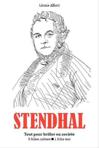 Couverture du livre « Stendhal » de Leonie Alfieri aux éditions Editions Du Cenacle