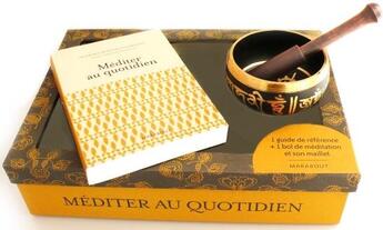 Couverture du livre « Méditer au quotidien ; coffret » de Henepola Gunaratana aux éditions Marabout