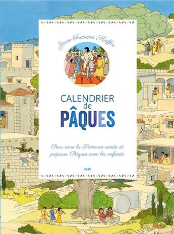 Couverture du livre « Calendrier de Pâques » de Gaelle Tertrais et Jean-Francois Kieffer aux éditions Mame