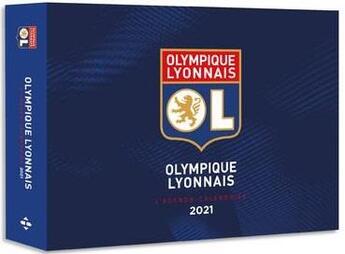 Couverture du livre « L'agenda-calendrier Olympique Lyonnais (édition 2021) » de  aux éditions Hugo Sport