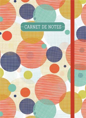 Couverture du livre « Carnet de notes (grand) ; cercles » de  aux éditions Paperstore