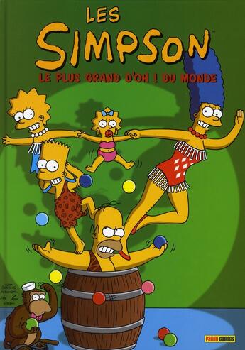 Couverture du livre « Les Simpson comics Hors-Série : le plus grand d'oh ! du monde » de Matt Groening aux éditions Panini