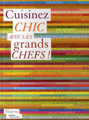 Couverture du livre « Cuisinez chic avec les grands chefs ! » de Grandadam/Chantepie aux éditions La Martiniere