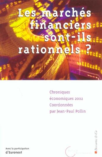 Couverture du livre « Chroniques economiques 2002. » de Montebourg Arna aux éditions Descartes & Cie