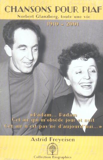 Couverture du livre « Chanson pour edith piaf » de Freyeise Astrid aux éditions Mjr