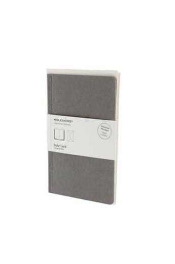 Couverture du livre « Carte de note gd ft gris clair + enveloppe » de  aux éditions Moleskine