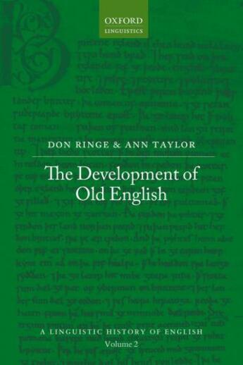 Couverture du livre « The Development of Old English » de Taylor Ann aux éditions Oup Oxford