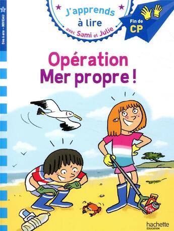 Couverture du livre « Sami et julie cp niveau 3 : operation mer propre ! » de Bonte/Massonaud aux éditions Hachette Education