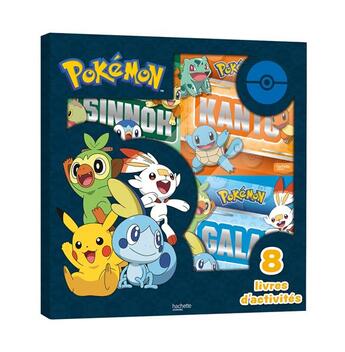 Couverture du livre « Pokemon - coffret 8 livres d'activites » de  aux éditions Hachette Jeunesse