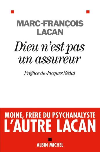 Couverture du livre « Dieu n'est pas un assureur » de Lacan-M.F aux éditions Albin Michel