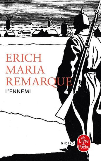 Couverture du livre « L'ennemi » de Erich Maria Remarque aux éditions Le Livre De Poche