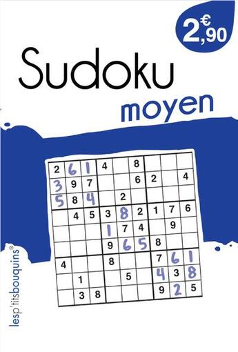 Couverture du livre « Sudoku moyen » de P'Tits Bouquins Les aux éditions Les P'tits Bouquins