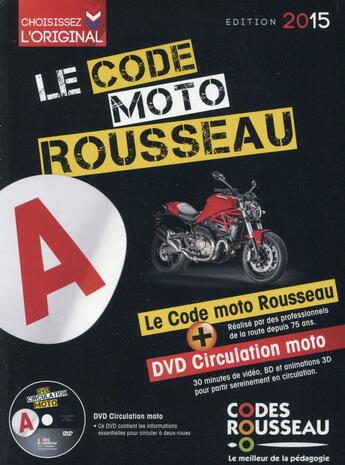 Couverture du livre « Code Rousseau ; moto (édition 2015) » de  aux éditions Codes Rousseau