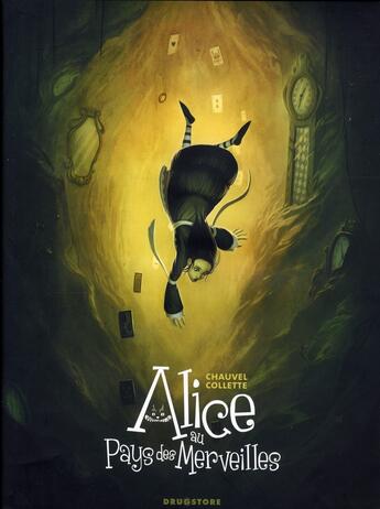 Couverture du livre « Alice au pays des merveilles » de Chauvel+Collette aux éditions Glenat