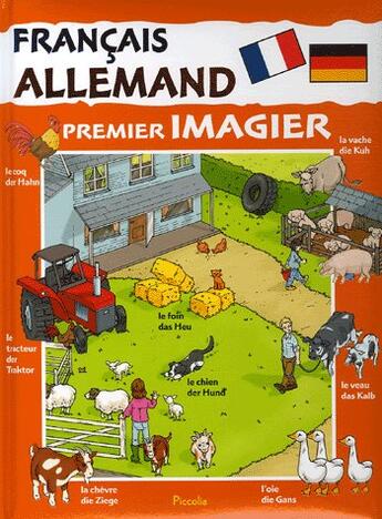 Couverture du livre « Imagier bilingue/francais-allemand » de Adaptation Piccolia aux éditions Piccolia