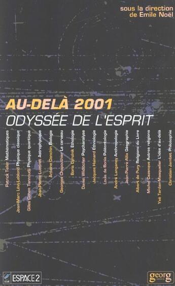 Couverture du livre « Au-dela 2001 » de Noel/E. aux éditions Georg