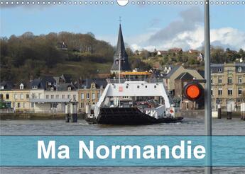 Couverture du livre « Ma normandie calendrier mural 2020 din a3 horizontal - lieux typiques de cette region (édition 2020) » de Daniel Fabre aux éditions Calvendo