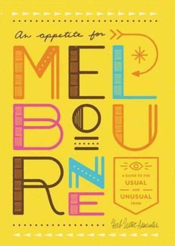 Couverture du livre « An appetite for melbourne (folded map) » de  aux éditions Herb Lester