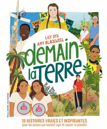 Couverture du livre « Demain la terre » de Dyu/Blackwell aux éditions Gallimard-jeunesse