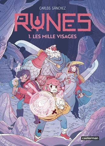 Couverture du livre « Runes : Les mille visages » de Carlos Sanchez aux éditions Casterman