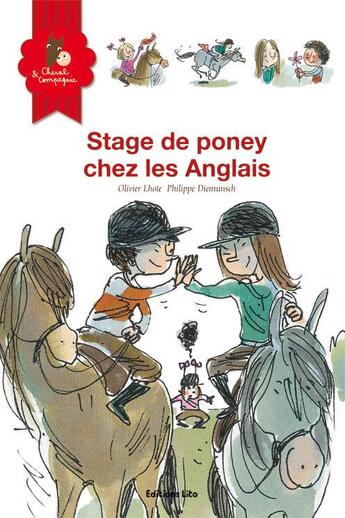 Couverture du livre « Stage de poney chez les anglais » de  aux éditions Lito