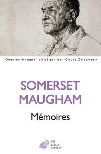 Couverture du livre « Mémoires » de Somerset Maugham aux éditions Belles Lettres