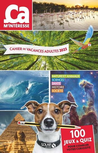 Couverture du livre « Cahier de vacances culture ge ca m'interesse 2023 » de Valerie Cluzel aux éditions Solar