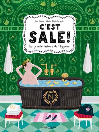 Couverture du livre « C'est sale !. la grande histoire de l'hygiène » de Piotr Socha aux éditions La Martiniere Jeunesse