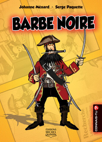 Couverture du livre « Barbe noire » de Johanne Menard aux éditions Éditions Michel Quintin