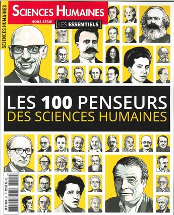 Couverture du livre « Sciences humaines hs n 2 les essentiels les 100 penseurs des sciences humaines - avril/mai 2018 » de  aux éditions Sciences Humaines