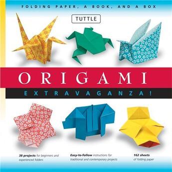 Couverture du livre « Origami extravaganza! kit » de  aux éditions Tuttle