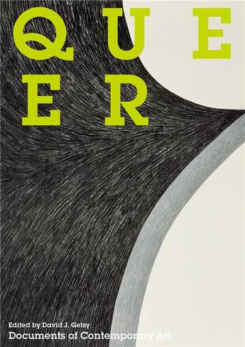 Couverture du livre « Queer » de Getbsy David J aux éditions Whitechapel Gallery