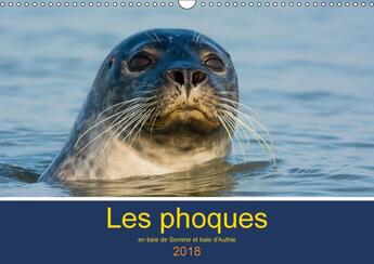 Couverture du livre « Les phoques en baie de somme et baie d authie calendrier mural 2018 din a3 horiz » de Bouilland S aux éditions Calvendo