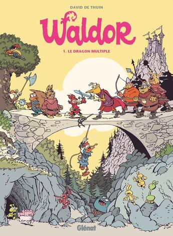 Couverture du livre « Waldor Tome 1 : le dragon multiple » de David De Thuin aux éditions Glenat