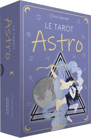 Couverture du livre « Le tarot astro » de Chris Semet aux éditions Exergue