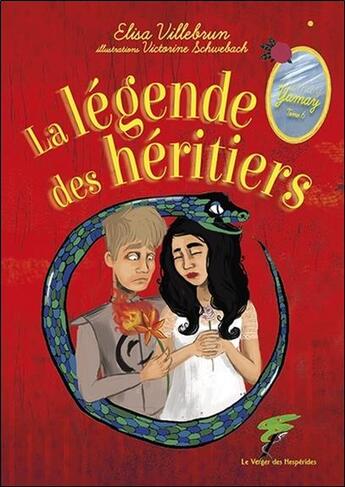 Couverture du livre « Yamay t.6 : la legende des héritiers » de Victorine Schwebach et Elisa Villebrun aux éditions Le Verger Des Hesperides