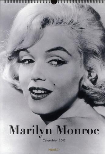 Couverture du livre « Calendrier mural Marylin Monroe 2012 » de  aux éditions Hugo Image