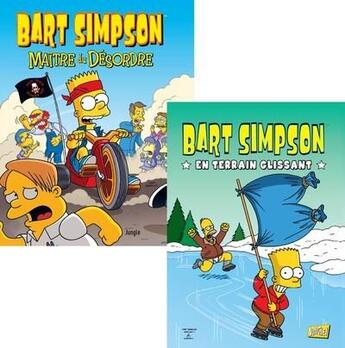 Couverture du livre « Bart Simpson : Tome 2 et Tome 15 » de Matt Groening et Collectif aux éditions Jungle