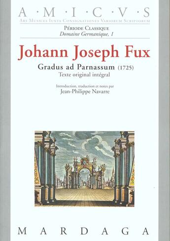 Couverture du livre « Gradus ad parnassum » de Joseph J aux éditions Mardaga Pierre