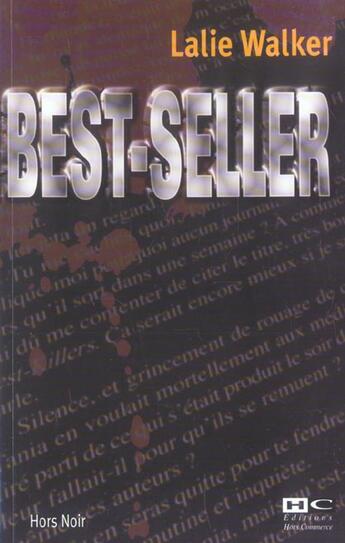 Couverture du livre « Best Seller » de Lalie Walker aux éditions Hors Commerce