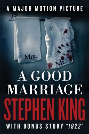 Couverture du livre « A good marriage » de Stephen King aux éditions Scribner