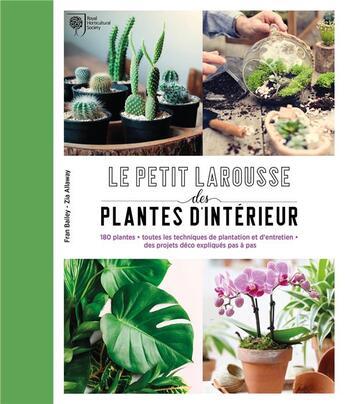 Couverture du livre « Petit Larousse des plantes d'intérieur » de Zia Allaway et Fran Bailey aux éditions Larousse