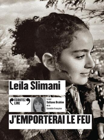 Couverture du livre « J'emporterai le feu cd » de Leila Slimani aux éditions Gallimard