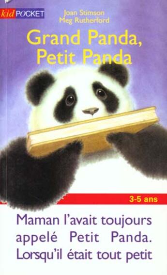 Couverture du livre « Grand Panda Petit Panda » de Joan Stimson aux éditions Pocket Jeunesse