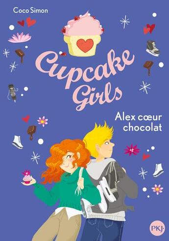 Couverture du livre « Cupcake Girls Tome 24 : Alex coeur chocolat » de Coco Simon aux éditions Pocket Jeunesse