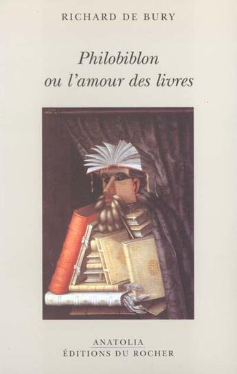 Couverture du livre « Philobiblon ou l amour de » de  aux éditions Rocher